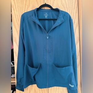 Med Couture Navy Blue 3 Piece Scrub Set